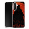 Coque Samsung A17 5G Naruto Hokage Silhouette Rouge Noir Coucher Soleil Konoha Naruto