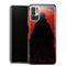 Coque Xiaomi Redmi Note 10 5G Naruto Hokage Silhouette Rouge Noir Coucher Soleil Konoha Naruto