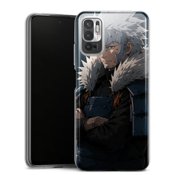 Coque Xiaomi Redmi Note 10 5G Naruto Hokage Tobirama Senju Armure Bleue Portrait Manga Naruto