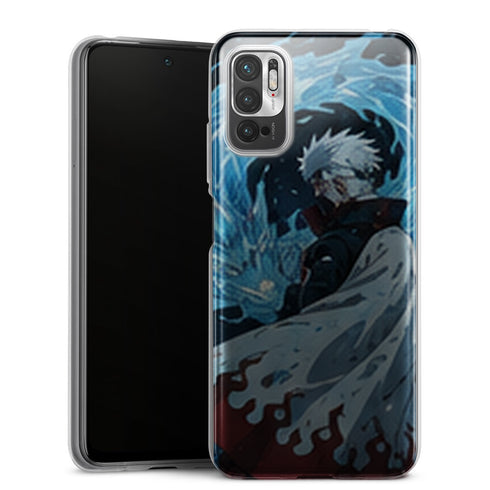Coque Xiaomi Redmi Note 10 5G Naruto Hokage Tobirama Senju Tourbillon Eau Bleu Manga Naruto