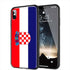 Drapeau Croate | Coque iPhone SE 2020 Drapeau Croatie | Housse protection Silicone, Tpu, Antichocs | Bumper Verre Trempé MaCoquePerso