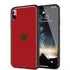 Drapeau Marocain | Coque iPhone SE 2020 Drapeau Maroc | Protection de Silicone, Gel Tpu, Antichocs | Housse Verre Trempé MaCoquePerso