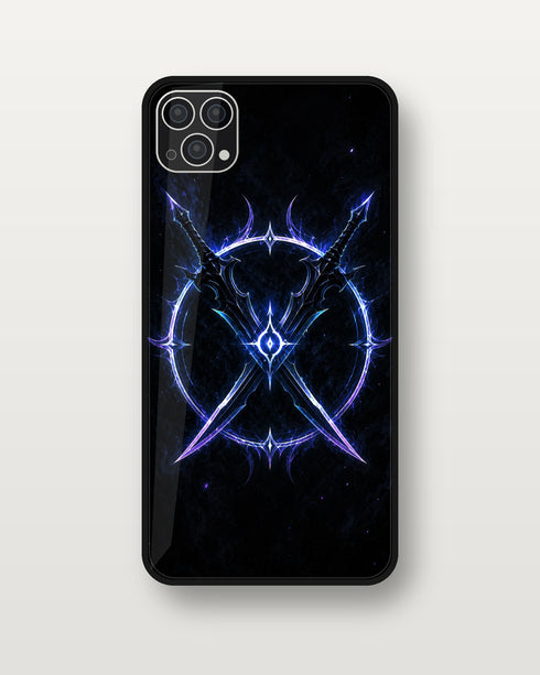 Coque Manga Sabres Croises Violets - MaCoquePerso