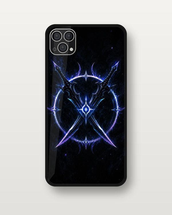 Coque Manga Sabres Croises Violets - MaCoquePerso