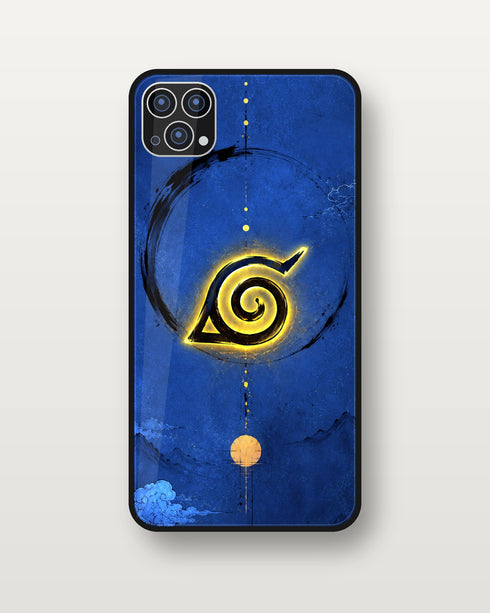Coque Manga Symbole Feuille Orange - MaCoquePerso