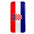 Drapeau Croate | Coque iPhone SE 2020 Drapeau Croatie | Housse protection Silicone, Tpu, Antichocs | Bumper Verre Trempé MaCoquePerso