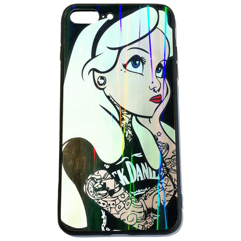 Coque portable Plexiglass pour iPhone 8 Plus design Alice Jack