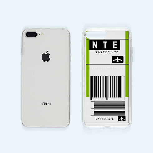 Nantes, NTE - Coque Silicone iPhone 8 Plus Aéroport de Nantes