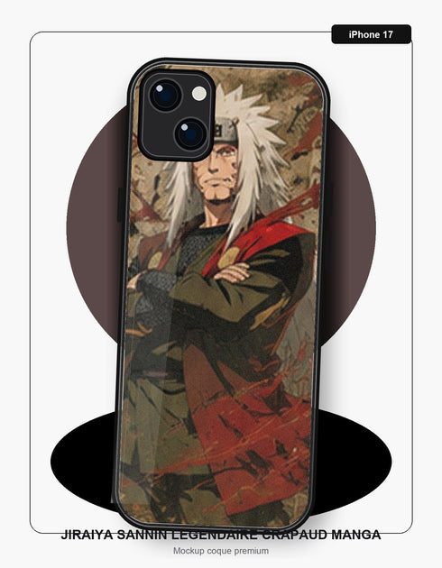 Coque iPhone 17 Manga Naruto Jiraiya Sannin Legendaire Crapaud Manga Naruto