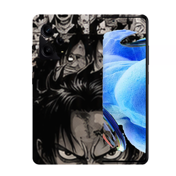 Coque Xiaomi Redmi Note 12 Pro One Piece Luffy Battle Manga Collage