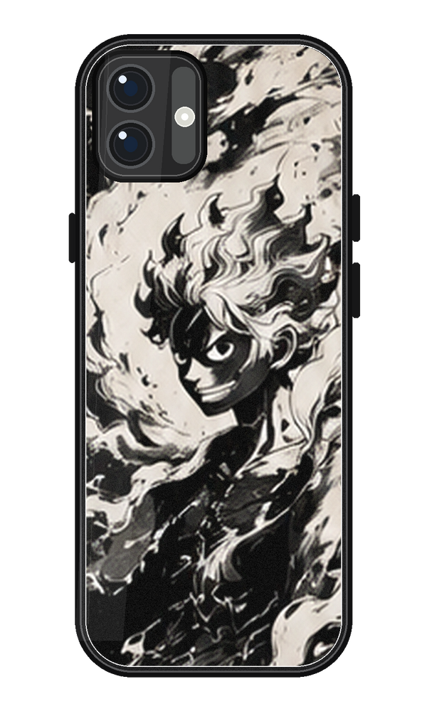 Coque One Piece Luffy Gear 5 Noir et Blanc | iPhone, Samsung - coque One Piece silicone manga pour iPhone et Samsung