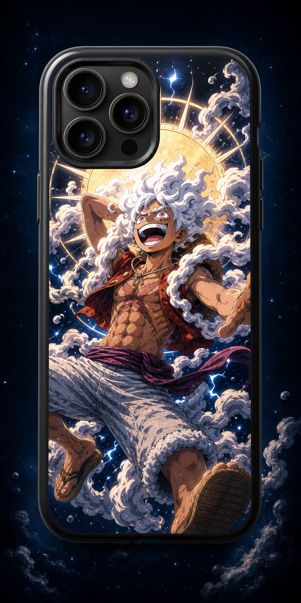 Coque Luffy Gear 5 Nuage Samsung Galaxy et iPhone One Piece