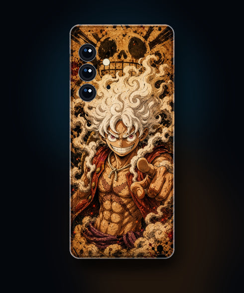 Coque One Piece Samsung Galaxy Note Series - Luffy Gear 5 Wanted - SAMSUNG GALAXY NOTE 10