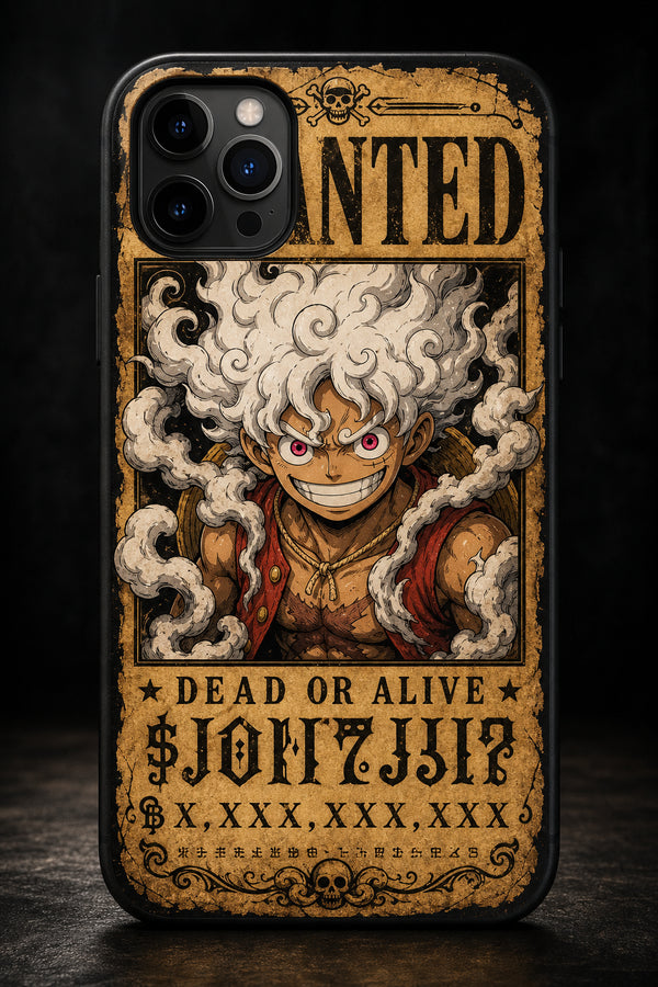 Coque Luffy Gear 5 Wanted Samsung Galaxy et iPhone One Piece