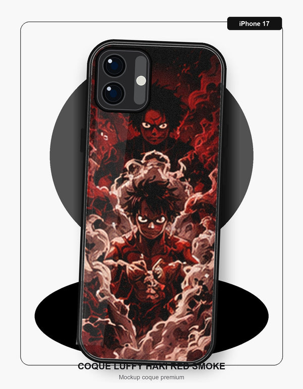 Coque Luffy Haki Red Smoke iPhone 17 One Piece