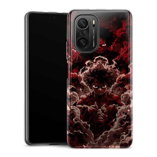 Coque Xiaomi Mi 11i One Piece Luffy Haki Red Smoke