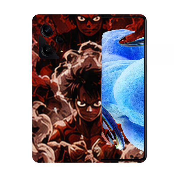 Coque Xiaomi Redmi Note 12 Pro One Piece Luffy Haki Red Smoke