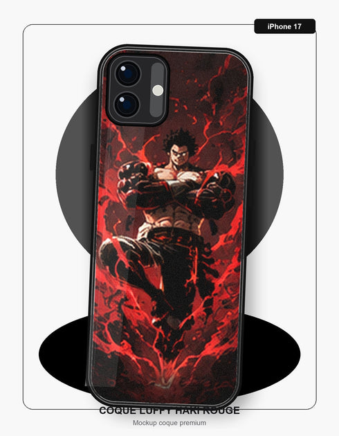 Coque Luffy Haki Rouge iPhone 17 One Piece
