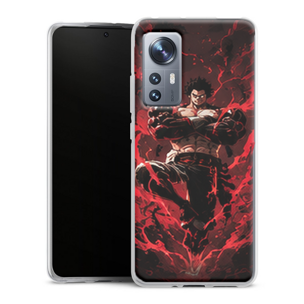 Coque Xiaomi 12 5G One Piece Luffy Haki Rouge