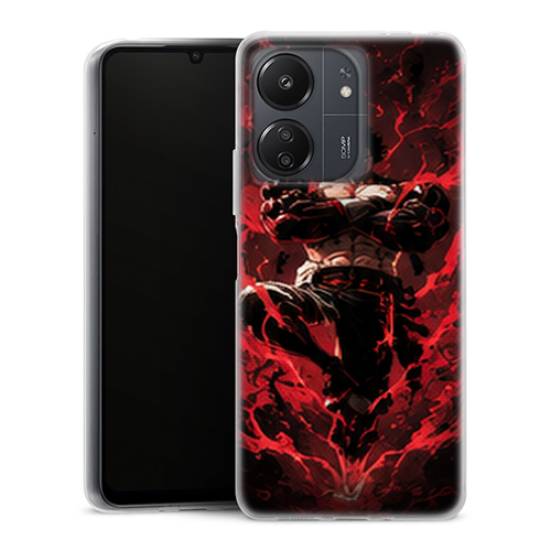 Coque Xiaomi Redmi 13C One Piece Luffy Haki Rouge