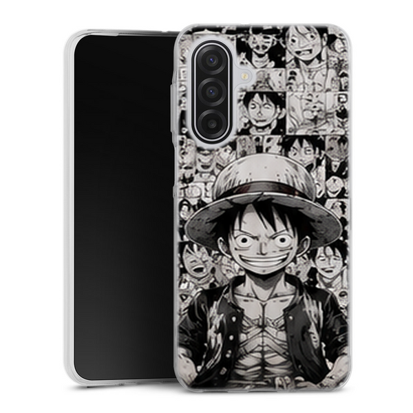 Coque Samsung A17 5G One Piece Luffy Manga Portrait