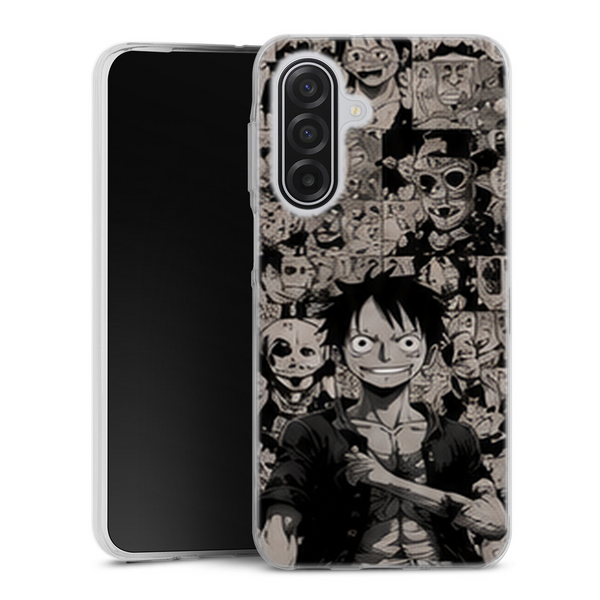 Coque Samsung A17 5G One Piece Luffy Manga Smile