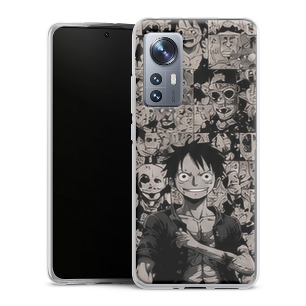 Coque Xiaomi 12 5G One Piece Luffy Manga Smile