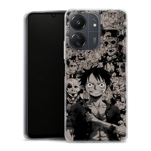 Coque Xiaomi Redmi 13C One Piece Luffy Manga Smile