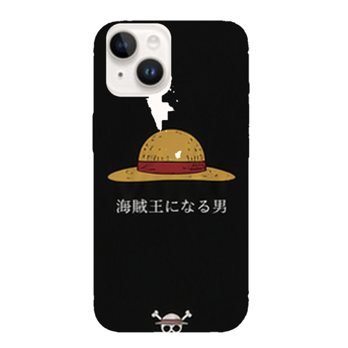 Coque iPhone 15 One Piece Luffy Pirate King Minimal