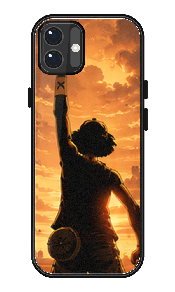 Coque One Piece Luffy Poing Leve Sunset | iPhone, Samsung - coque One Piece silicone manga pour iPhone et Samsung