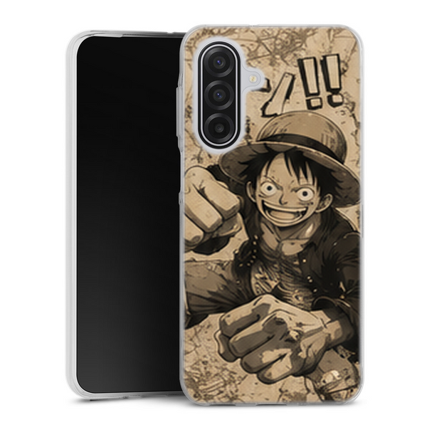 Coque Samsung A17 5G One Piece Luffy Punch Vintage