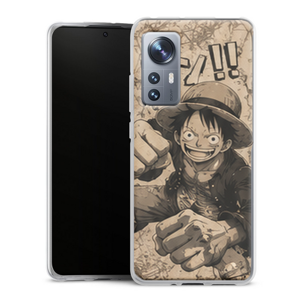 Coque Xiaomi 12 5G One Piece Luffy Punch Vintage