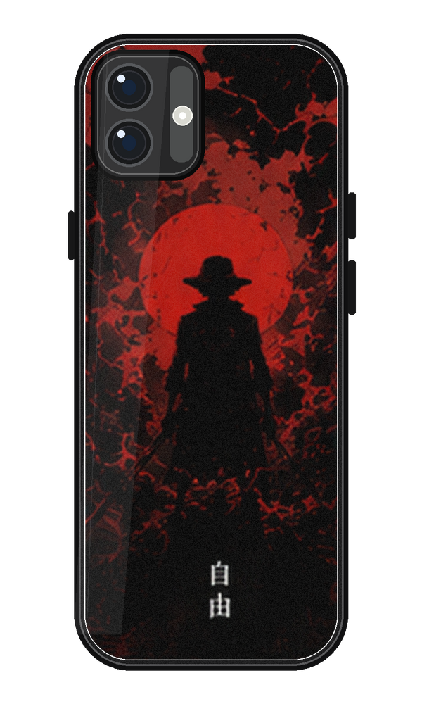 Coque One Piece Luffy Rouge Silhouette | iPhone, Samsung - coque One Piece silicone manga pour iPhone et Samsung