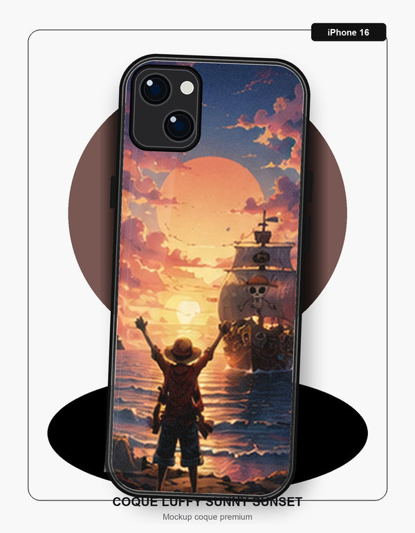 Coque Luffy Sunny Sunset iPhone 16 One Piece