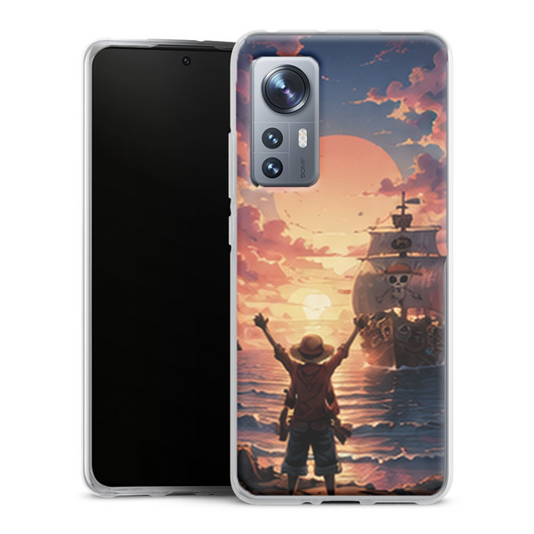 Coque Xiaomi 12 5G One Piece Luffy Sunny Sunset