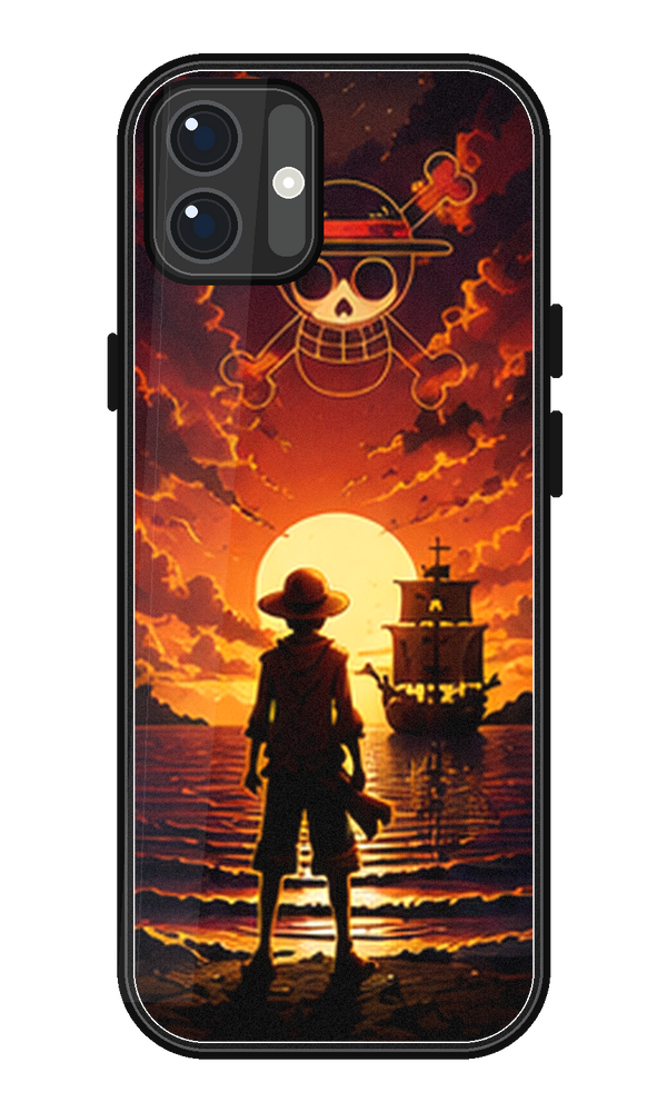 Coque One Piece Luffy Sunset Skull | iPhone, Samsung - coque One Piece silicone manga pour iPhone et Samsung