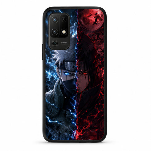 Coque Manga Duel Éclair Lune Rouge pour OPPO A52