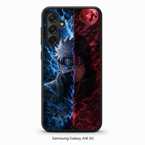 Coque Manga Duel Éclair Lune Rouge pour Samsung Galaxy A16 5G