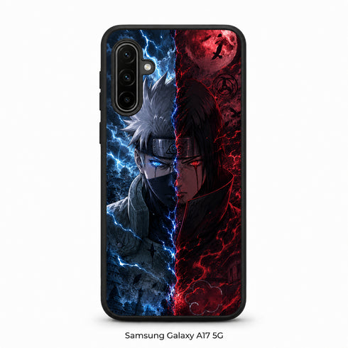 Coque Manga Duel Éclair Lune Rouge pour Samsung Galaxy A17 5G