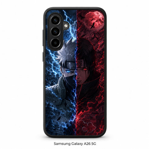 Coque Manga Duel Éclair Lune Rouge pour Samsung Galaxy A26 5G