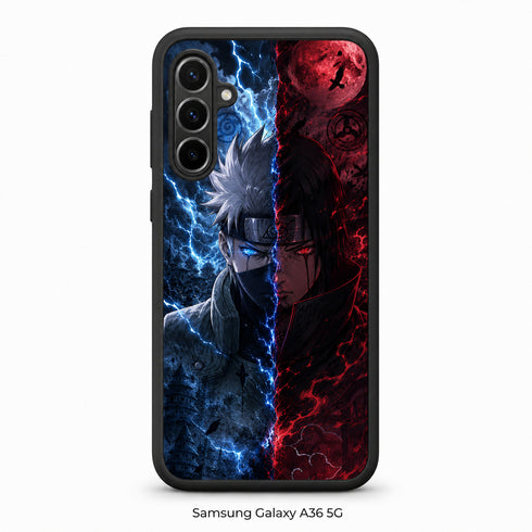 Coque Manga Duel Éclair Lune Rouge pour Samsung Galaxy A36 5G