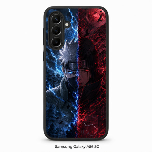 Coque Manga Duel Éclair Lune Rouge pour Samsung Galaxy A56 5G