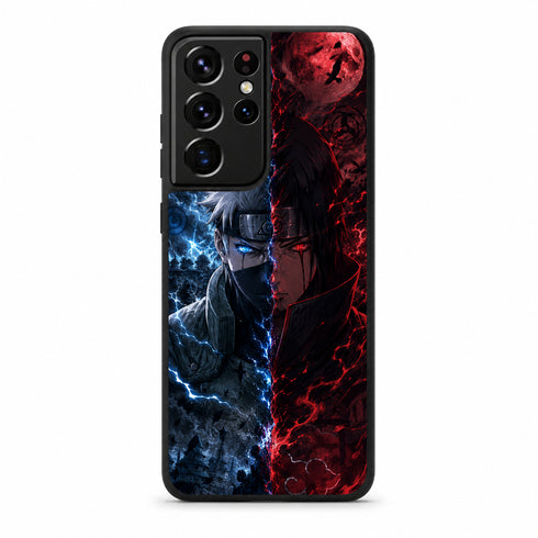 Coque Manga Duel Éclair Lune Rouge pour Samsung Galaxy S10 Plus