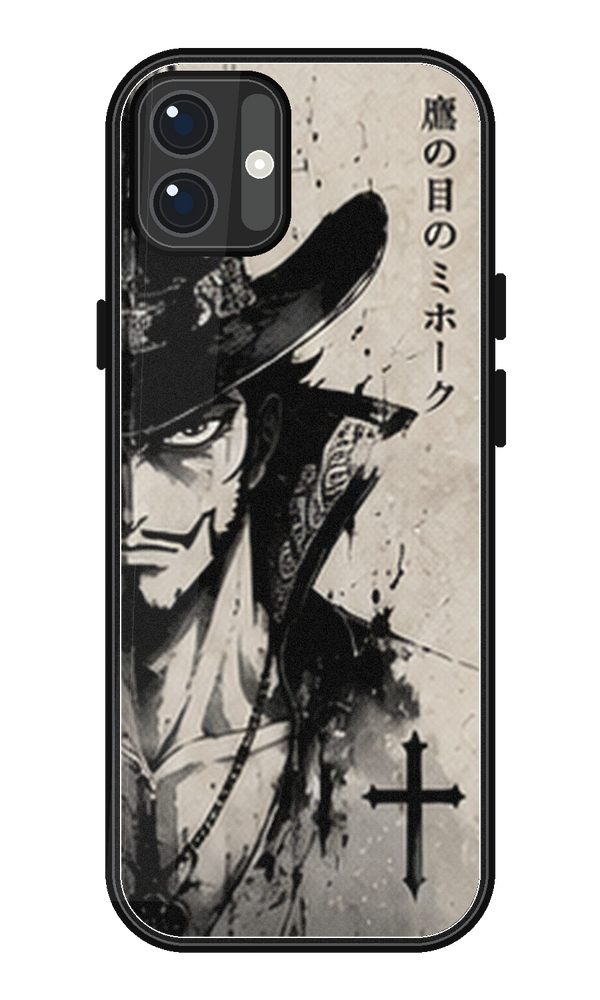 Coque One Piece Mihawk Ink Sword | iPhone, Samsung - coque One Piece silicone manga pour iPhone et Samsung