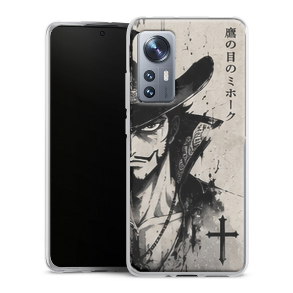 Coque Xiaomi 12 5G One Piece Mihawk Ink Sword