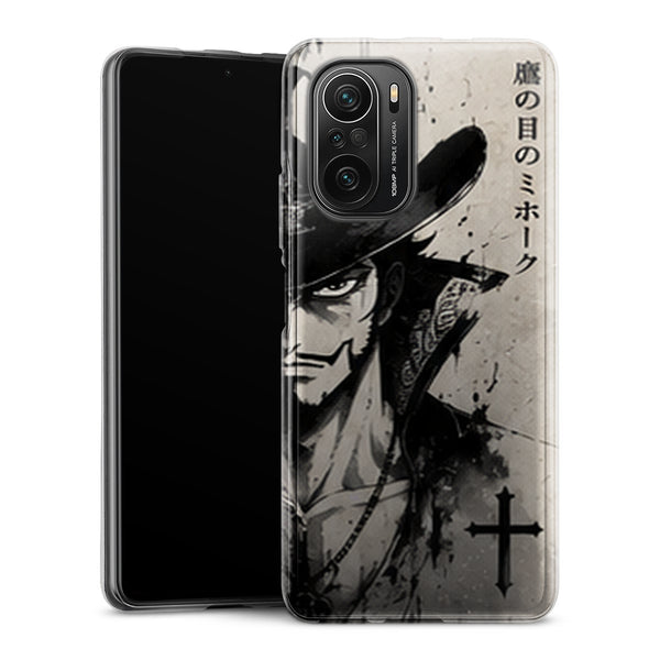 Coque Xiaomi Mi 11i One Piece Mihawk Ink Sword