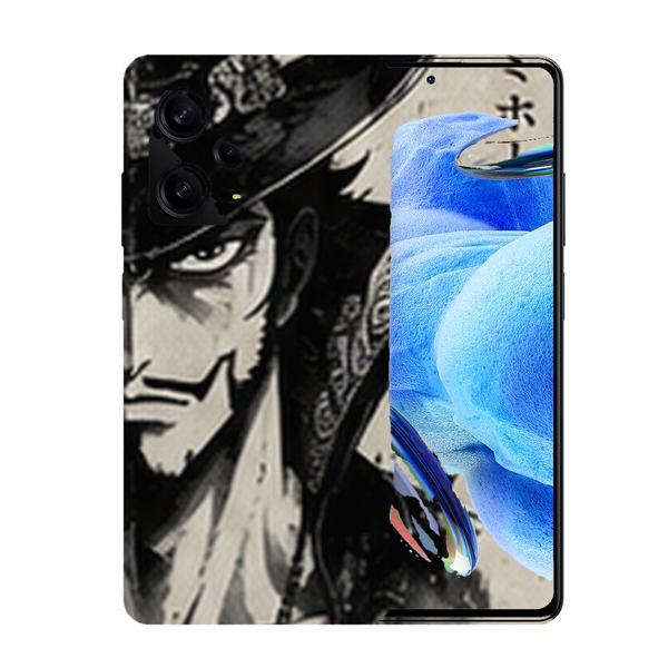 Coque Xiaomi Redmi Note 12 Pro One Piece Mihawk Ink Sword