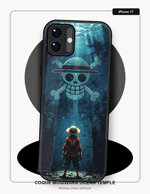 Coque Mugiwara Ocean Temple iPhone 17 One Piece