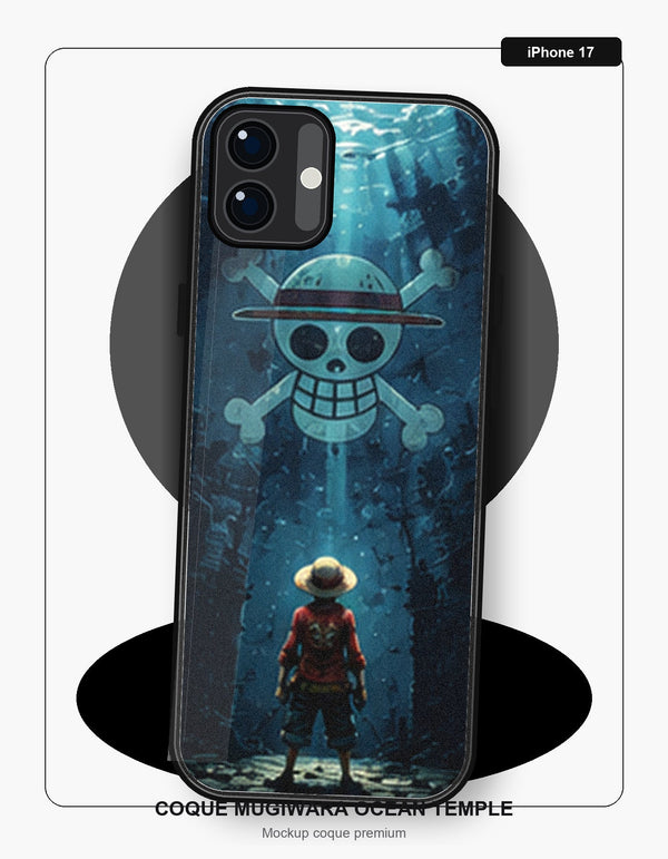 Coque Mugiwara Ocean Temple iPhone 17 One Piece