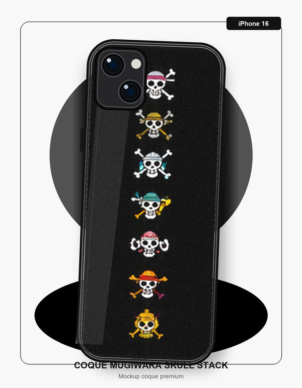 Coque Mugiwara Skull Stack iPhone 16 One Piece